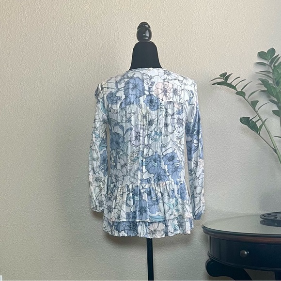 William Rast Multicolor Floral Blouse - Picture 4 of 7